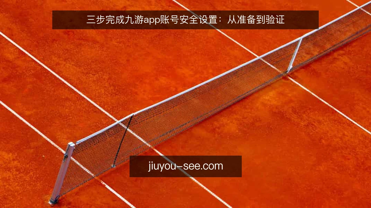 三步完成九游app账号安全设置：从准备到验证