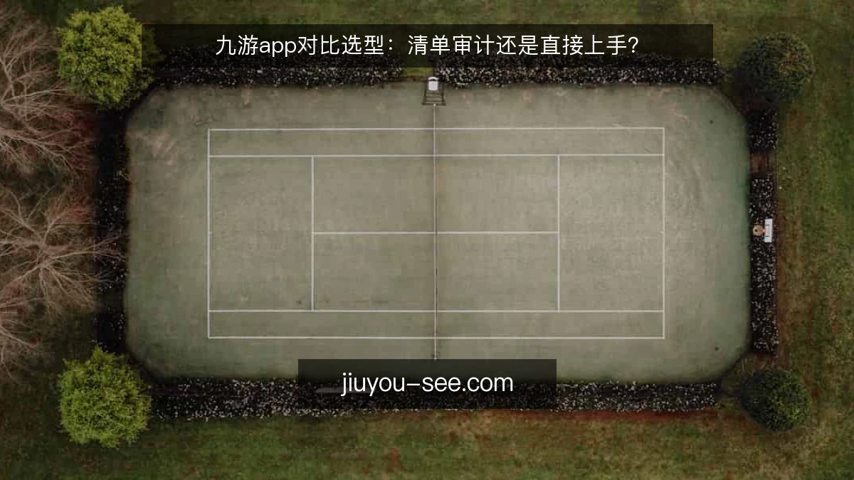 九游app对比选型:清单审计还是直接上手?