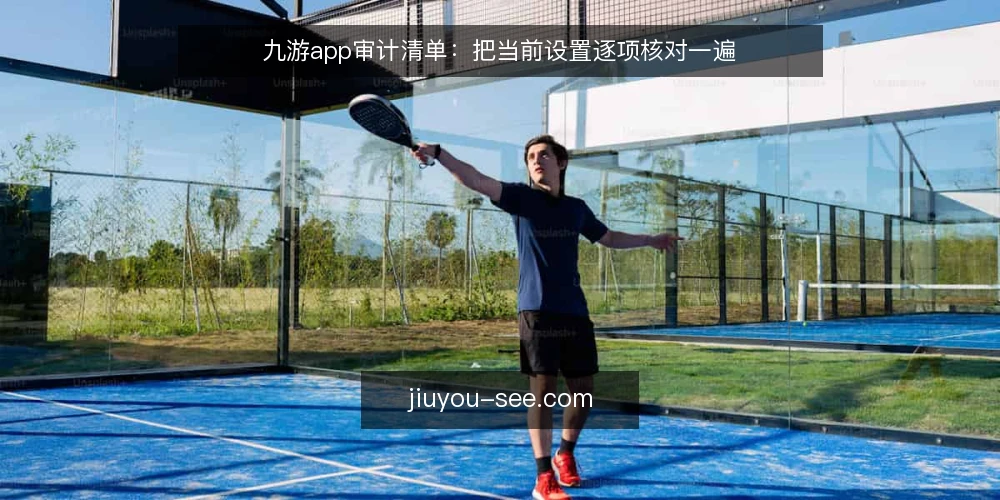 九游app审计清单：把当前设置逐项核对一遍 — 为什么现在要做一次九游app审计 配图
